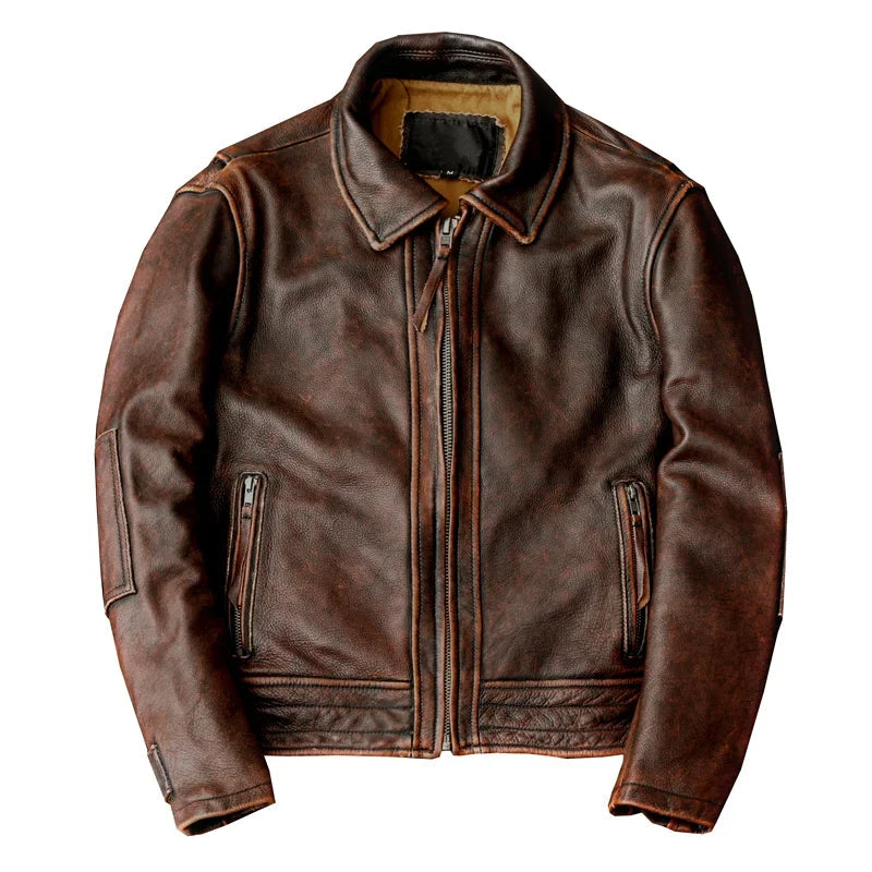 Classic men's black jacket. Durable outerwear, ideal for all seasons. Timeless casual style.
