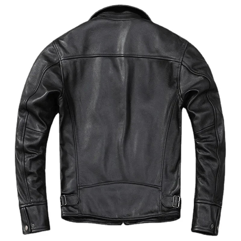 Stylish men's black jacket. Rugged and durable, this classic outerwear is perfect for any season.