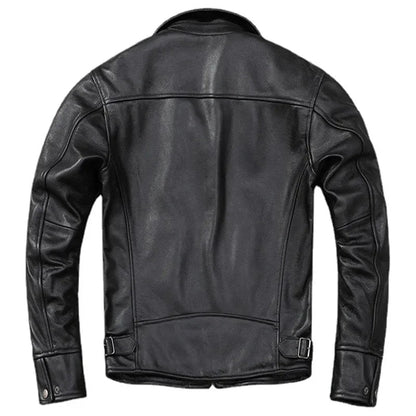 Stylish men's black jacket. Rugged and durable, this classic outerwear is perfect for any season.