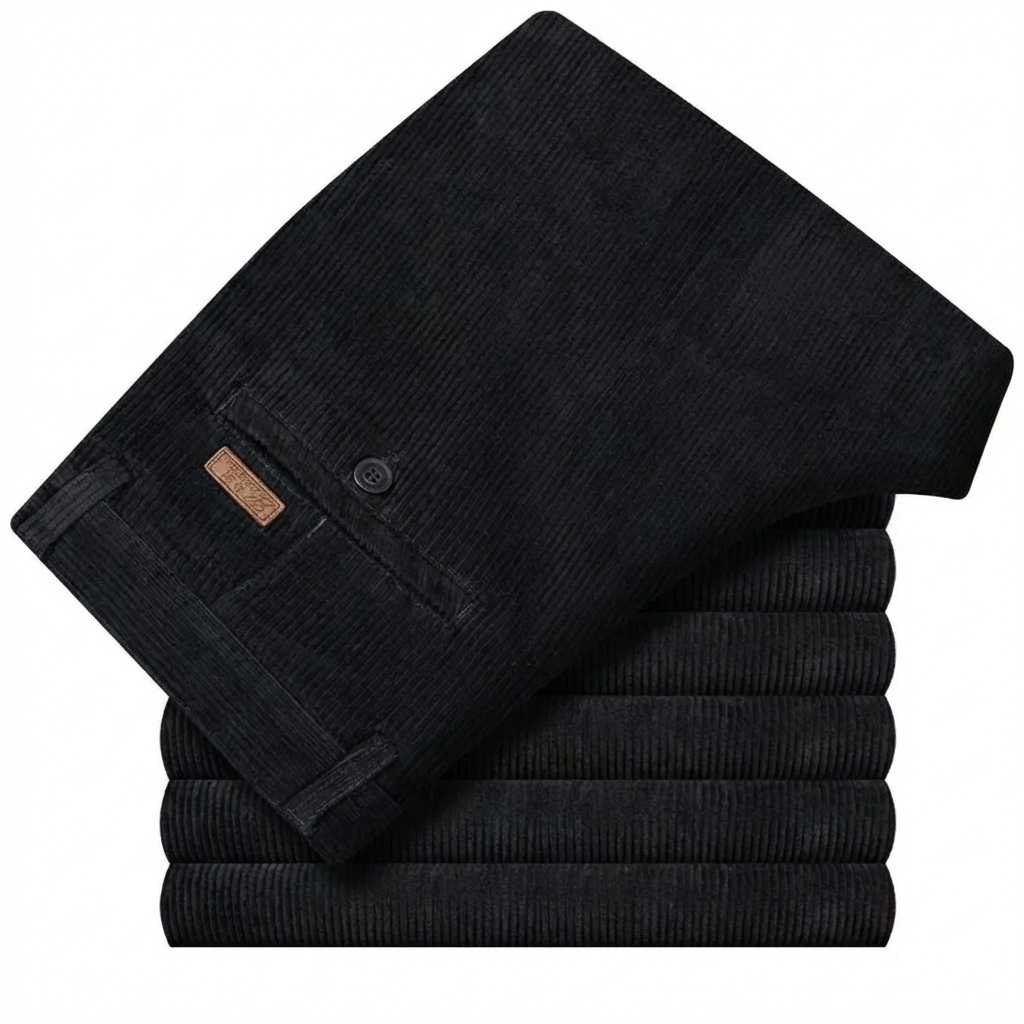 Versatile men's classic corduroy pants, perfect for casual or smart-casual everyday fashion.