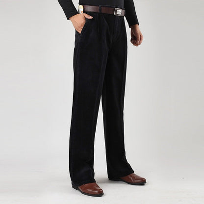 Men's classic fit corduroy pants, designed for ultimate everyday comfort and timeless style.