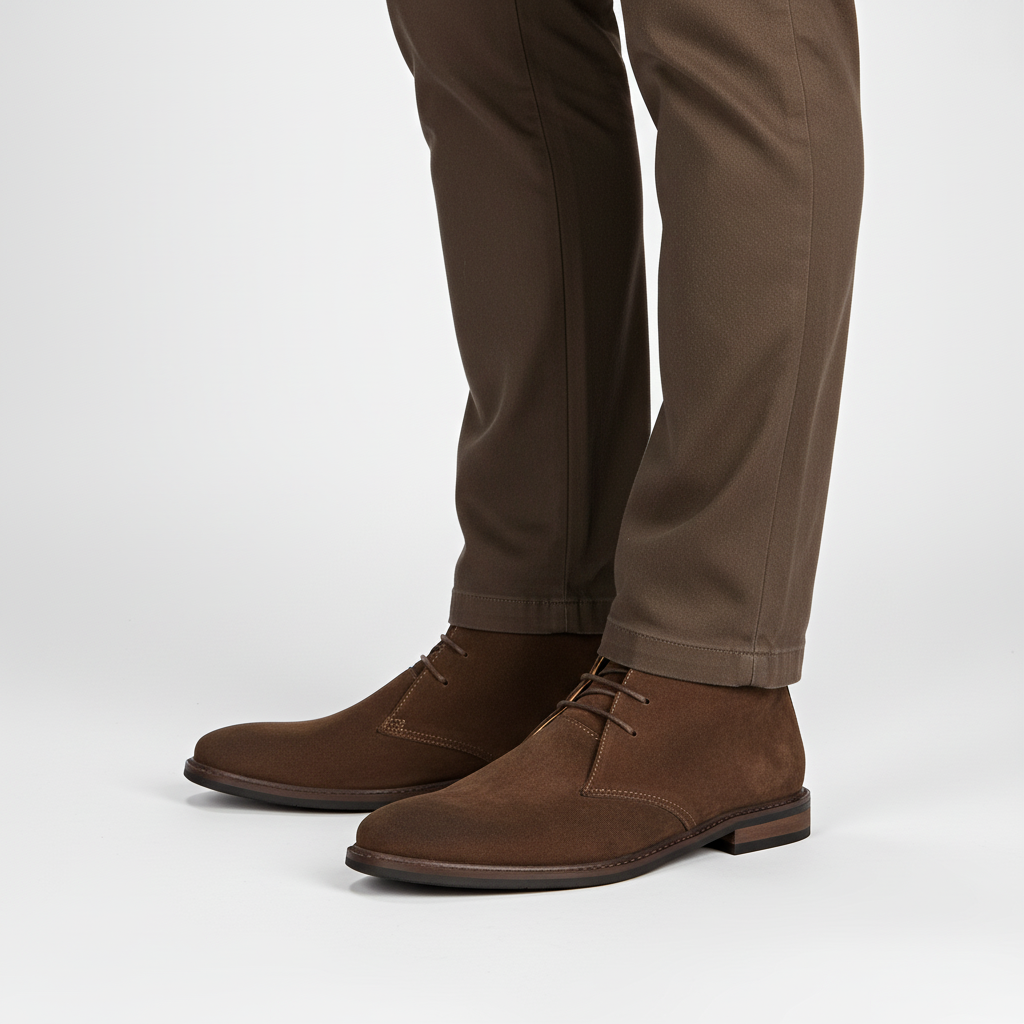 Durable men's desert boots, perfect all-season footwear for gentlemen seeking classic style and comfort.