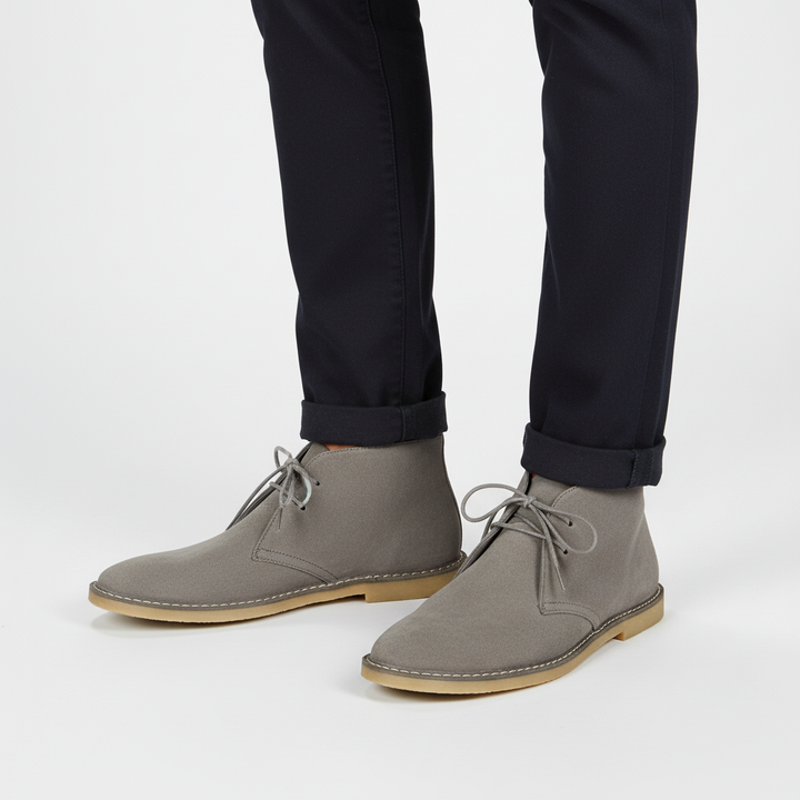 Gentlemen's fashion desert boots, versatile and comfortable casual footwear for timeless and sophisticated men's style.