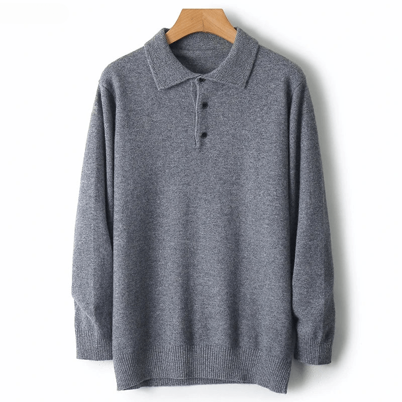 Men's long sleeve sweater cardigan, offering classic style and everyday comfort.