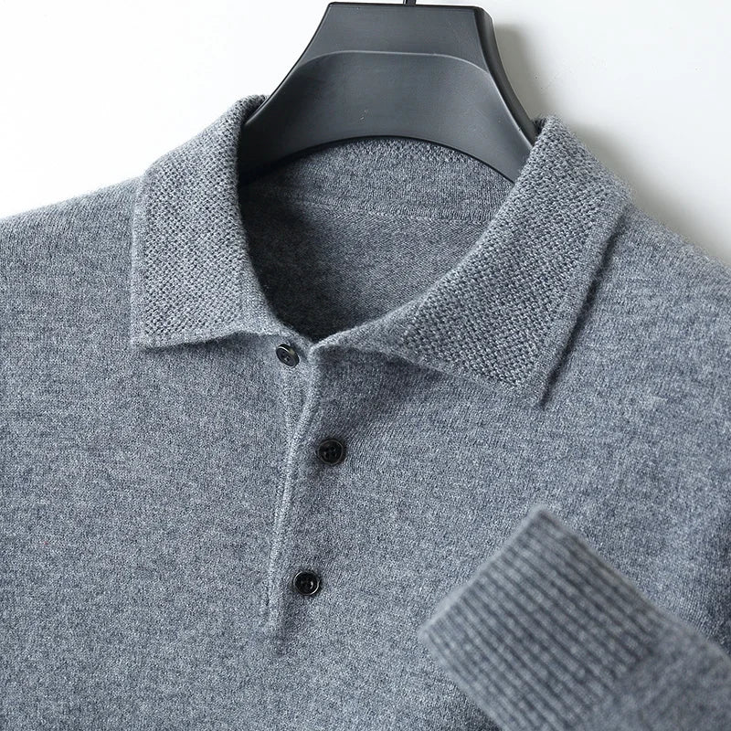 Classic men's cardigan sweater, offering versatile style for any occasion.