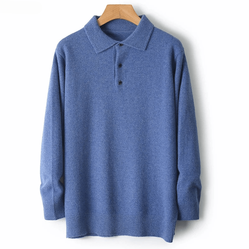 Men's classic long sleeve cardigan, a stylish choice for everyday comfort.