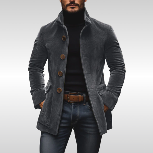 Men's classic everyday jacket, perfect for versatile layering & comfortable, stylish outerwear.
