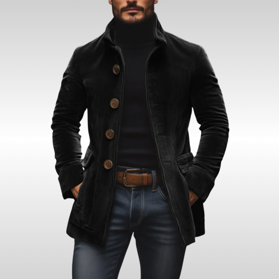 Stylish men's classic everyday jacket for effortless fashion, comfort, and practical outerwear.