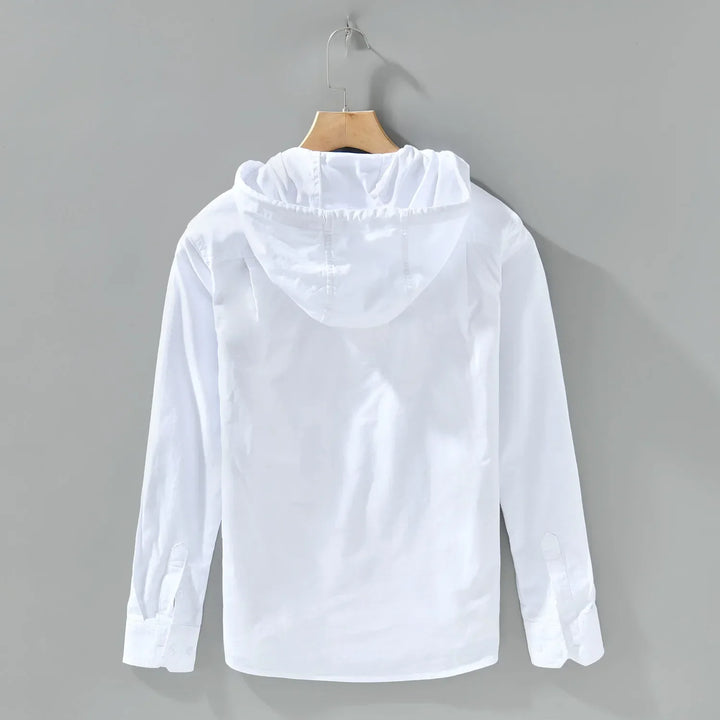 Stylish blue men's everyday shirt, a comfortable & versatile men's fashion staple for casual or semi-formal looks.