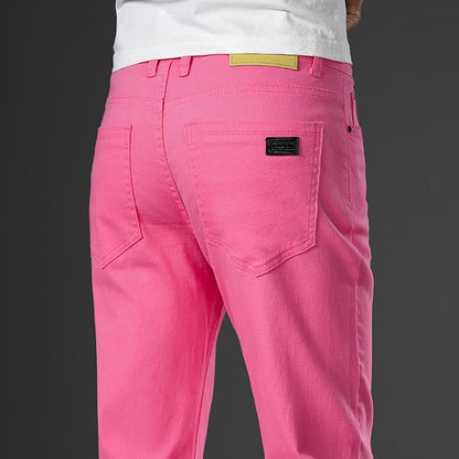 Formal men's classic fit trousers, perfect for office, business, or special occasions. Timeless men's fashion.