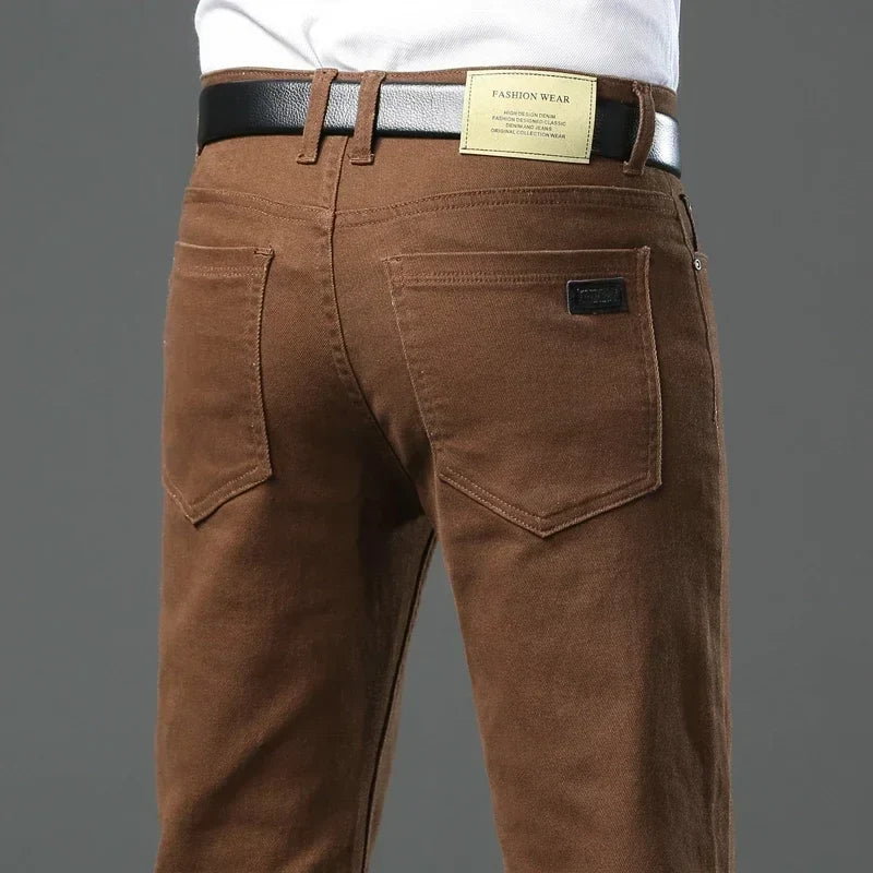 Black men's classic fit pants, an essential and versatile staple for everyday men's fashion.