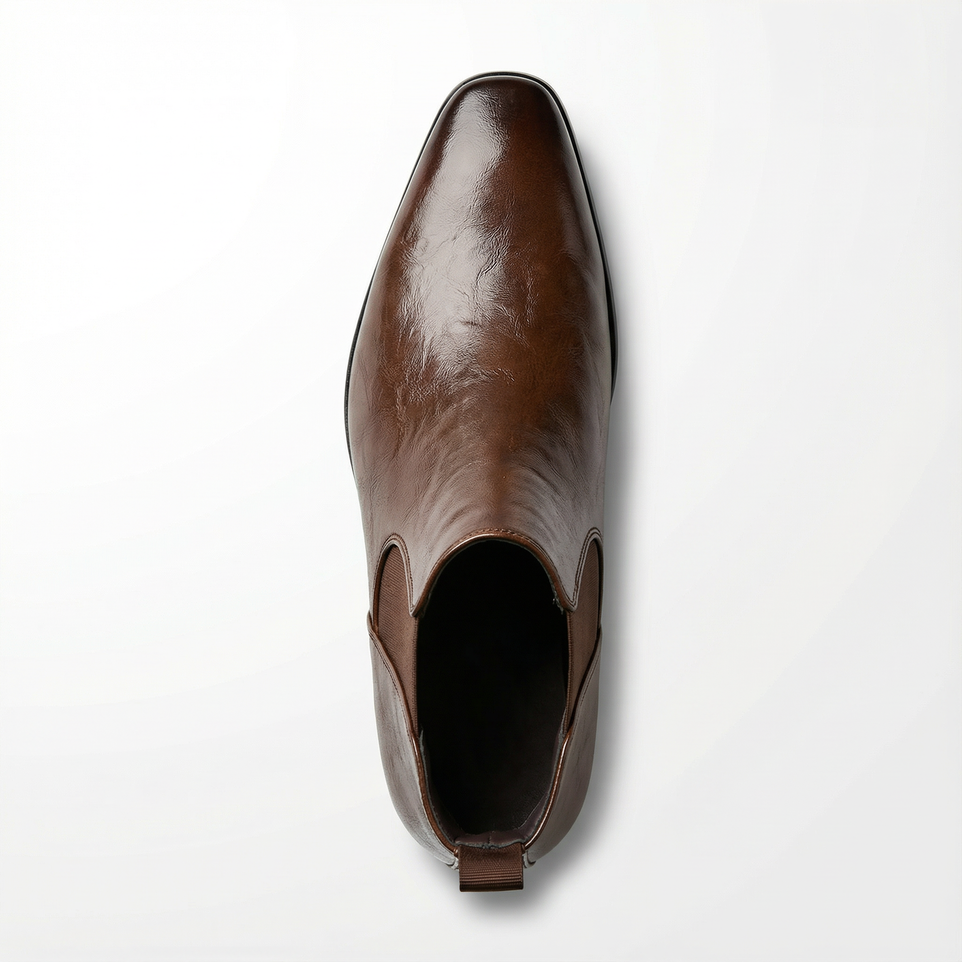 Premium full-grain leather men's Chelsea boots, a stylish slip-on classic for durable men's footwear fashion.