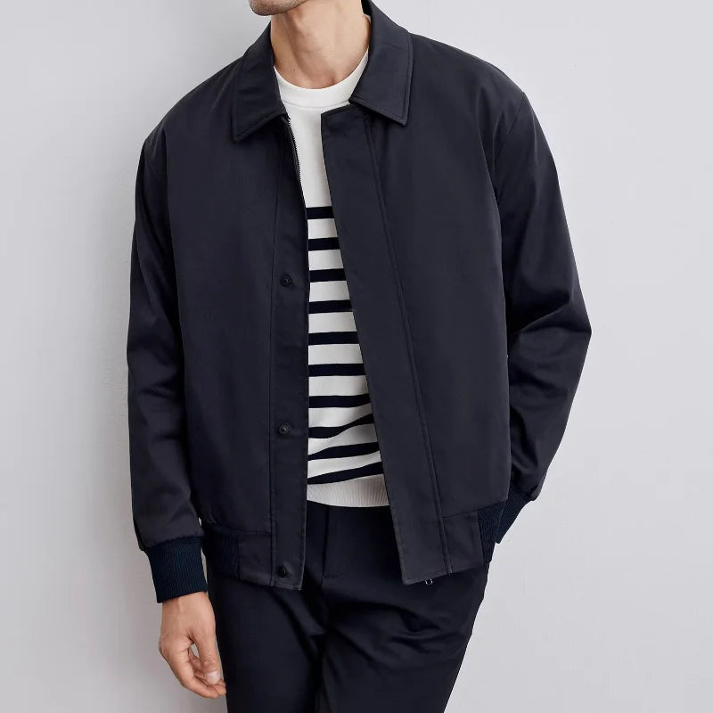 Versatile men's Harrington jacket, a must-have casual outerwear piece for timeless fashion and easy layering.