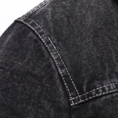 Men's durable insulated trucker jacket, perfect for rugged fall and winter adventures.