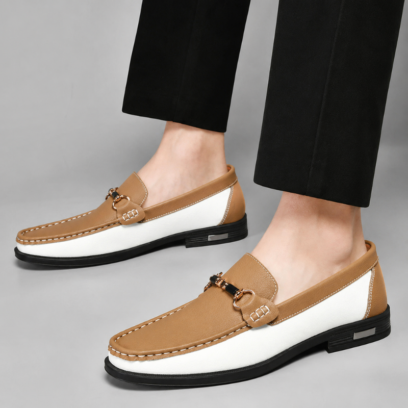 Versatile men's classic Italian loafers for formal events, business, or smart casual everyday wear.
