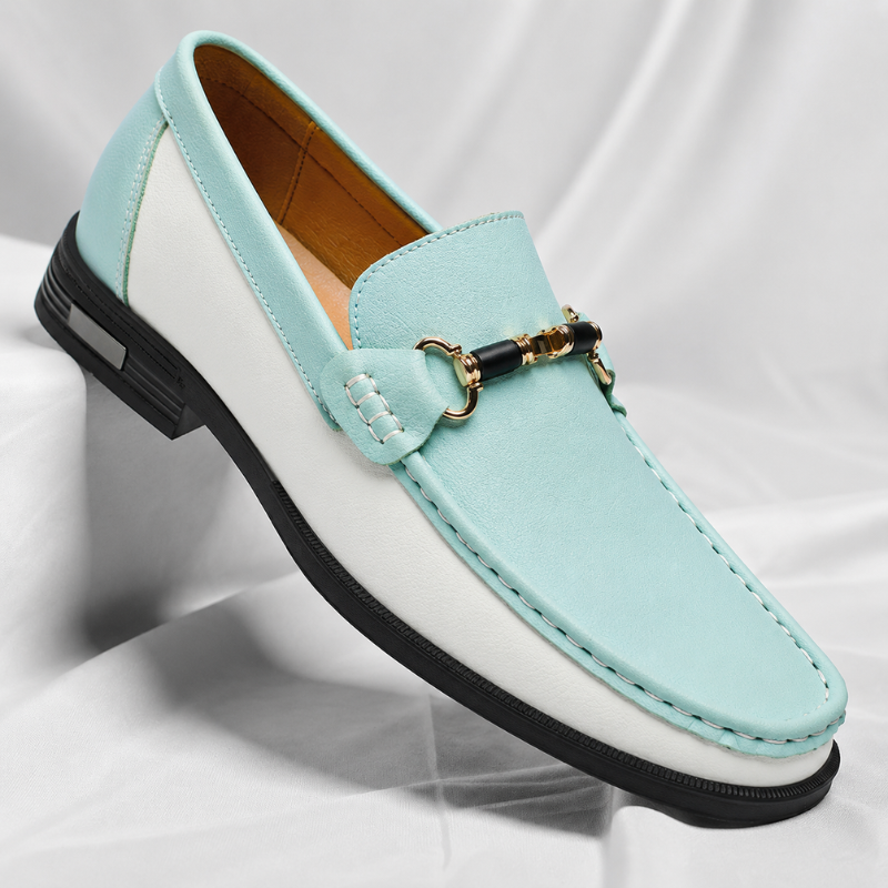 Elegant men's Italian slip-on loafers, classic design ideal for dress, work, or casual outfits.