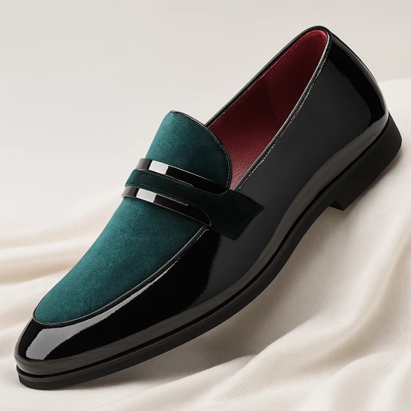 Stylish men's classic penny loafers, versatile for formal, casual, or business casual outfits with comfort.