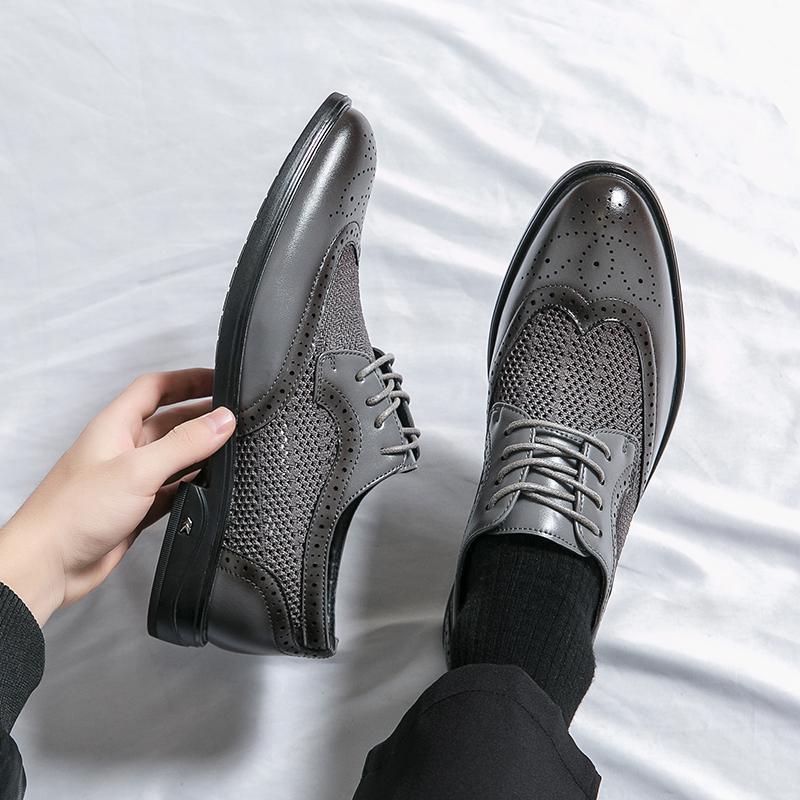Elegant men's classic Oxford dress shoes. Formal footwear for business, work, and special occasions. Comfortable.