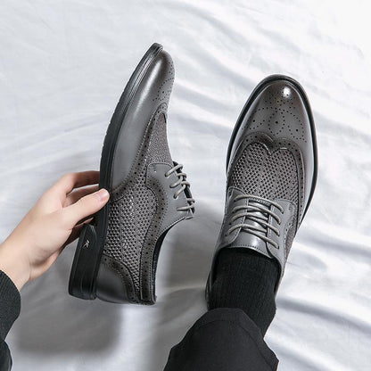 Elegant men's classic Oxford dress shoes. Formal footwear for business, work, and special occasions. Comfortable.