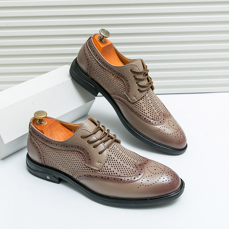 High-quality men's classic Oxford dress shoes. Durable, comfortable, breathable formal footwear for men.