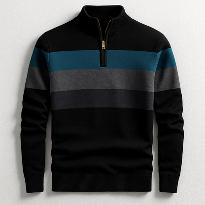 Smart casual men's quarter-zip top, perfect as a comfortable layering piece or everyday pullover.