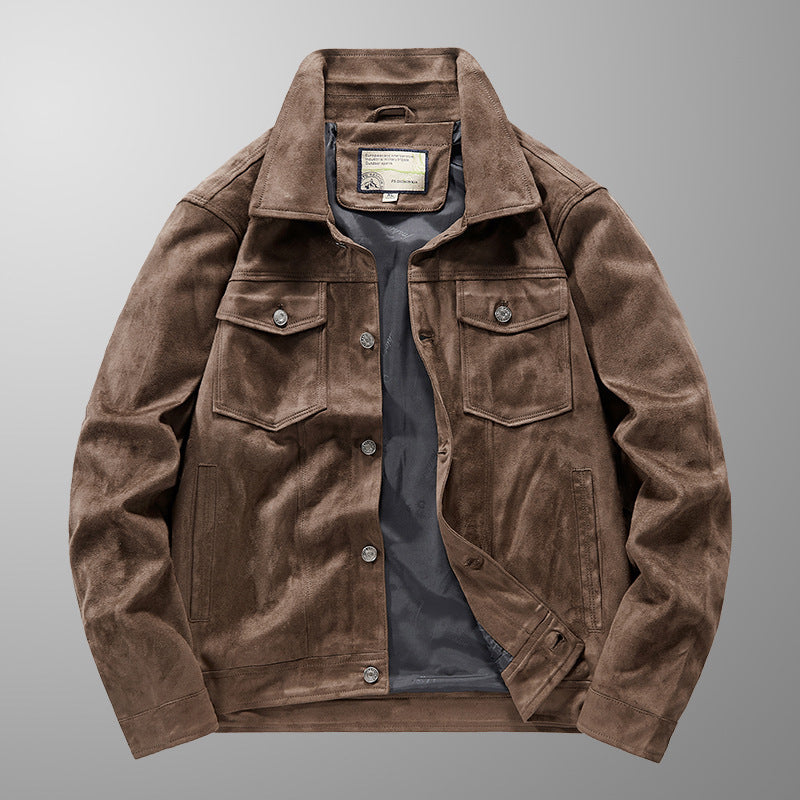Casual men's Classic Riviera zip jacket in a classic fit. Versatile outerwear for men's fashion, smart casual.