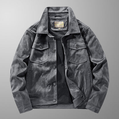 Stylish men's Riviera jacket, classic fit & dual zip. Versatile casual jacket & smart casual outerwear for men.
