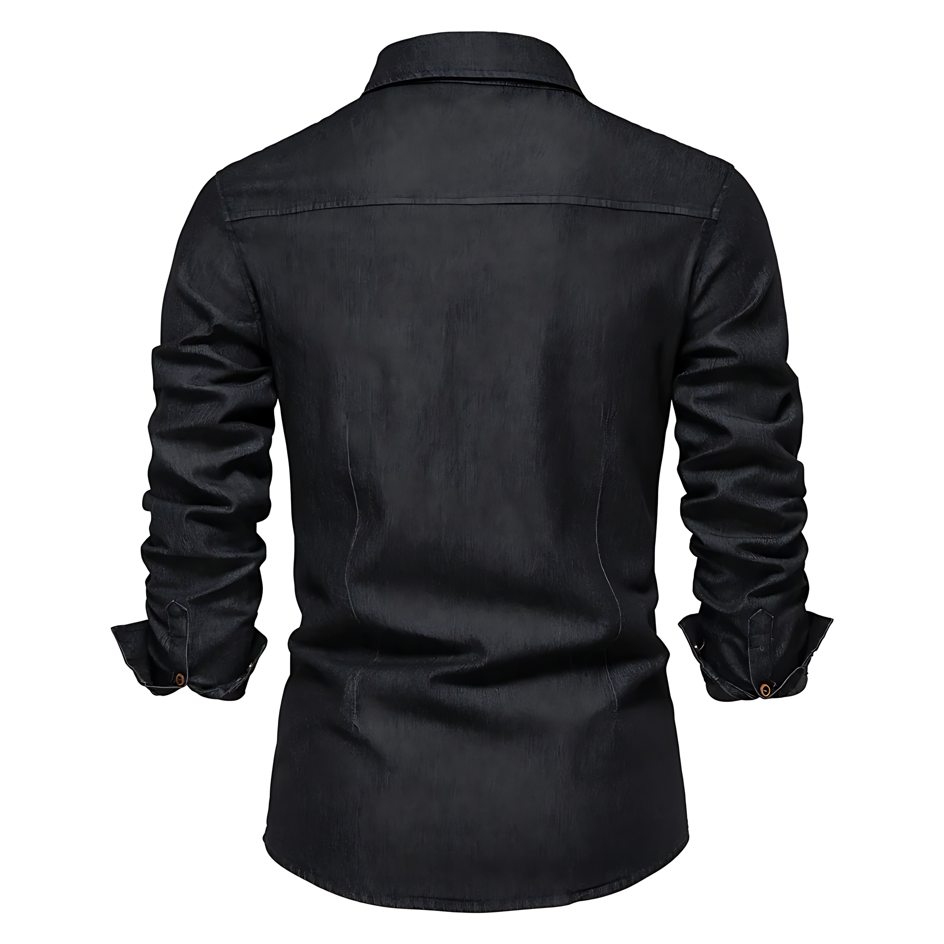 Versatile men's classic button-down shirt, long sleeve, ideal for workwear, modern fashion & everyday style.