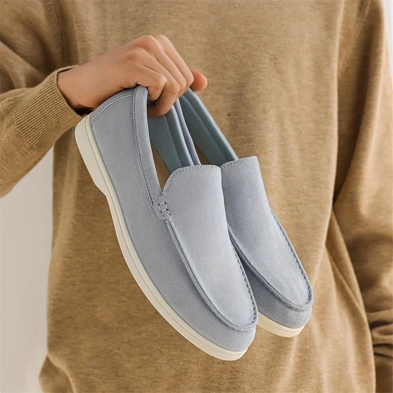 Men's Classic Slip-On Comfort Loafers, ideal for casual and everyday wear, stylish men's footwear.
