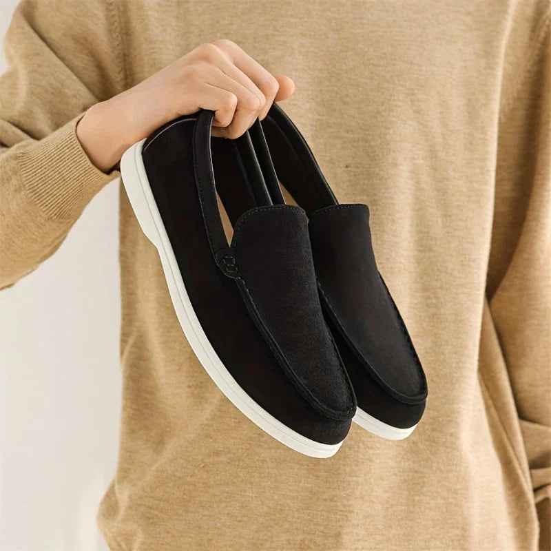 Ultra-comfortable men's slip-on loafers, classic design for all-day wear & easy foot comfort.