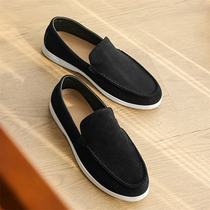 Stylish men's slip-on loafers, classic comfort footwear for a refined casual appearance.