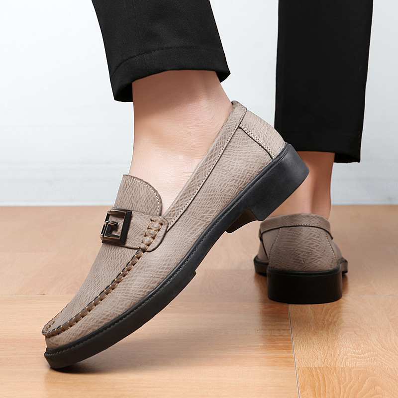 Versatile brown slip-on loafers for men, combining classic style with ultimate comfort.