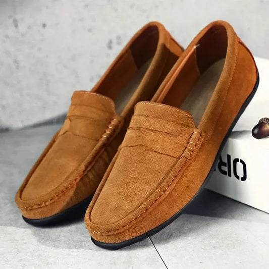 Men's classic slip-on loafers for all-day comfort & versatile style.