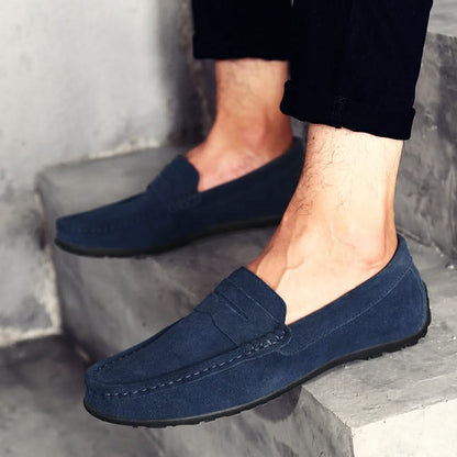 Durable men's classic slip-on loafers, built for lasting wear and enduring style.