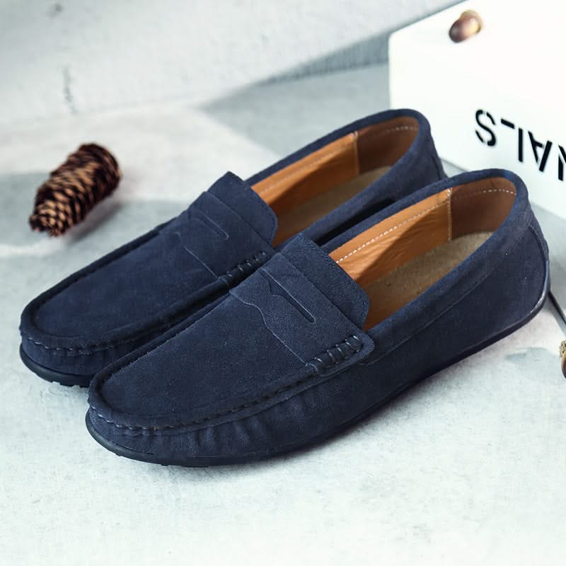 Easy slip-on men's loafers, providing instant comfort and a versatile footwear option.
