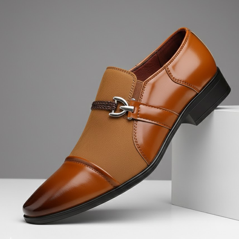 Timeless men's slip-on loafers, ideal for effortless daily wear & sophisticated classic style.