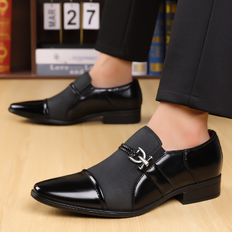 Refined mens slip-on dress loafers, perfect for effortless style, comfort, & versatile footwear.