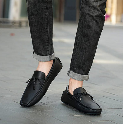 Elegant men's slip-on loafers, combining classic style with comfortable design, ideal for everyday casual wear.