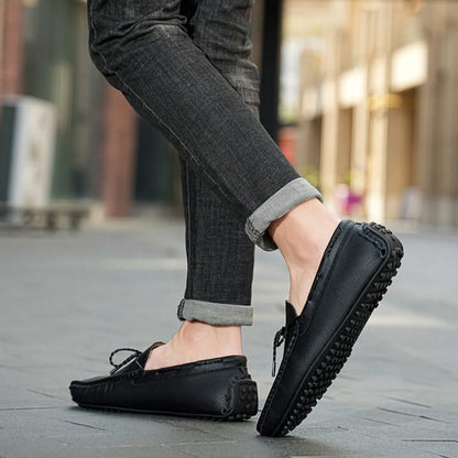 Everyday men's slip-on loafers: ultimate comfort, classic look, and versatile for both casual & semi-dress.