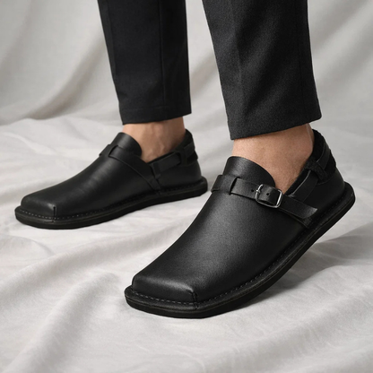 Comfortable men's classic slip-on loafers, stylish footwear for easy everyday wear, formal or casual.