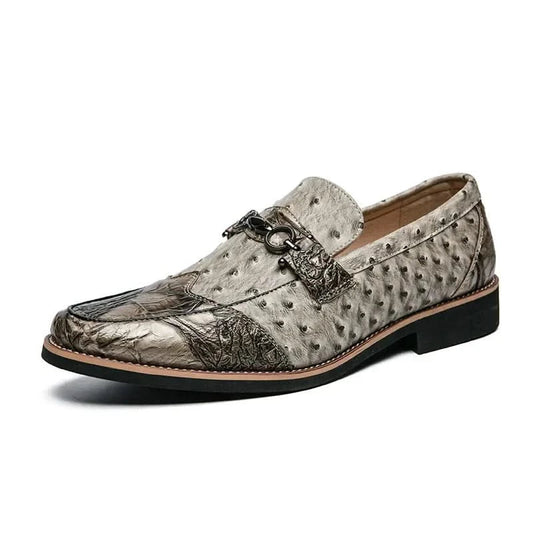 Men's classic slip-on loafers, timeless elegant style, comfortable for everyday wear.