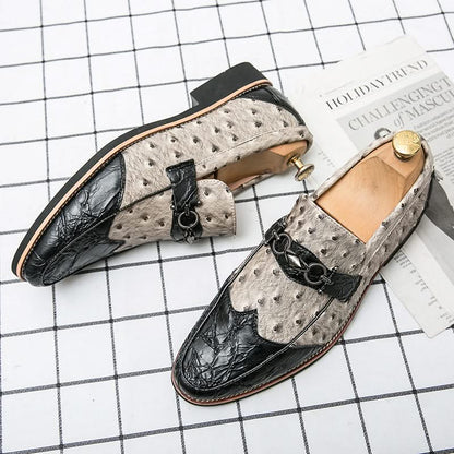 Men's classic slip-on loafers, durable and comfortable for timeless, elegant everyday wear.
