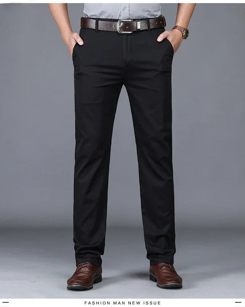 Relaxed fit men's straight leg gray denim pants, comfortable and classic design.