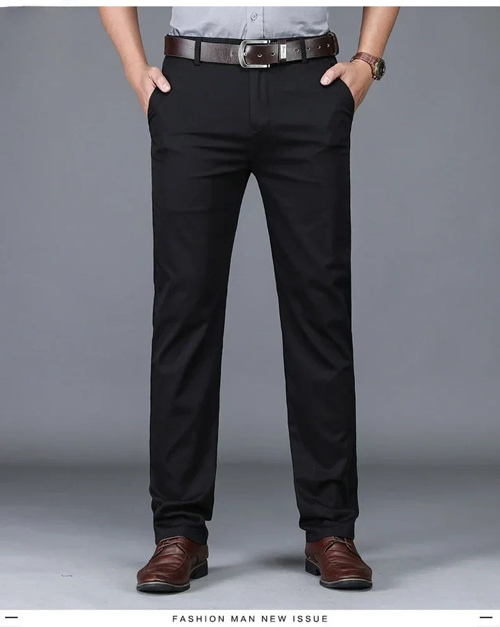 Relaxed fit men's straight leg gray denim pants, comfortable and classic design.