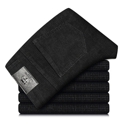 Men's midweight stretch corduroy pants, a comfortable and stylish option for daily wear.