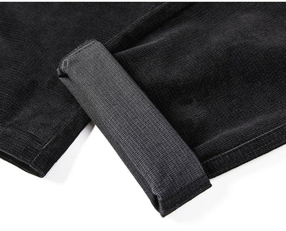 Men's classic stretch corduroy straight leg pants for versatile smart casual & all-day comfort.