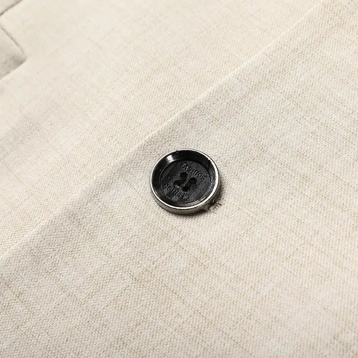 Classic men's tailored blazer with notched lapels, offering a sleek & professional look for any smart occasion.