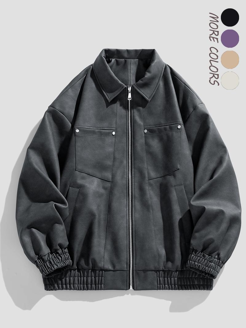 Versatile men's trucker jacket for everyday comfort and casual wear, perfect for layering.
