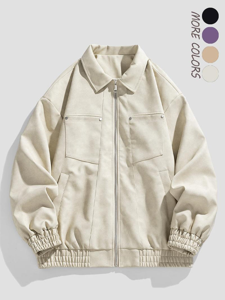 Modern fit men's classic trucker jacket, ideal for spring or fall layering and smart casual looks.