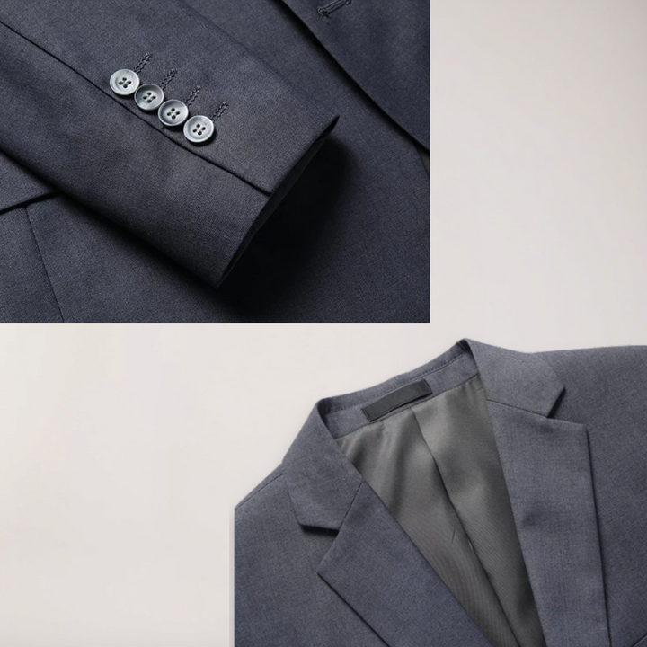 Professional men's tailored suit, designed for comfort and style in any business or formal setting.